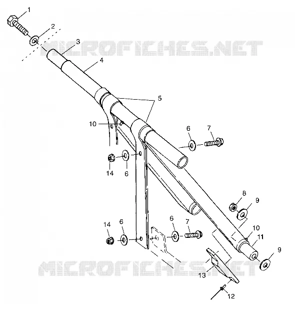 FRONT Drehmomentarm