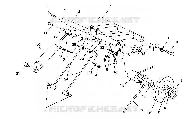 HINTER Drehmomentarm XLT TOURING 0952857 and  EUROPEAN XLT TOURING E952 (4929172917B014)