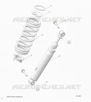 SUSPENSION, FRONT SHOCK MOUNTING
