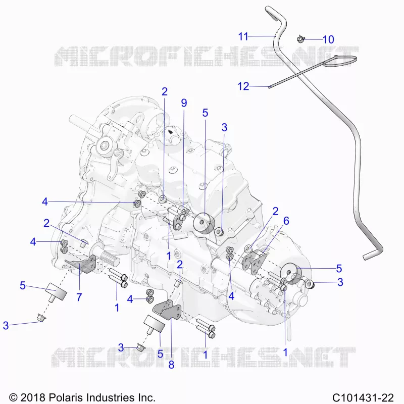 ENGINE, ÃŒBERTRAGUNG MOUNTING & LONG BLOCK