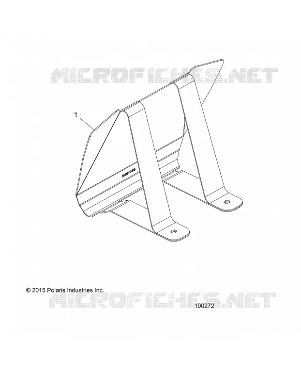 SCHEINWERFER POD COVER BRACKET