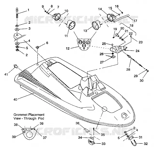 HULL   KAROSSERIE SL 750 / B934070 (4924752475002A)