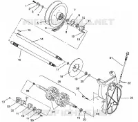 ANTRIEB ASSEMBLY TRAIL/0930761 AND  TRAIL DELUXE/0930243 (4923222322019A)
