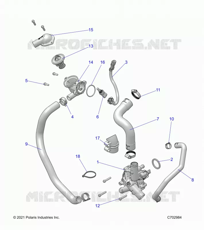 MOTOR, WATERPUMP AND BYPASS