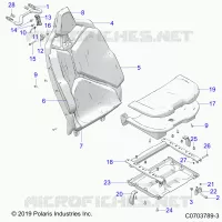 SITZ ASM. REAR, PREMIUM/DELUXE
