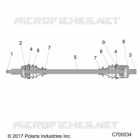 ANTRIEB, FRONT HALF SHAFT