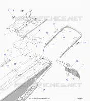 STOSSSTANGE, REAR, CLOSEOFF, TUNNEL COVER