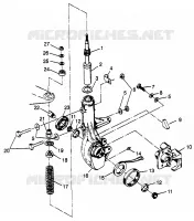 FRONT STREBE Scrambler 400L W97BC38C (4939893989B004)