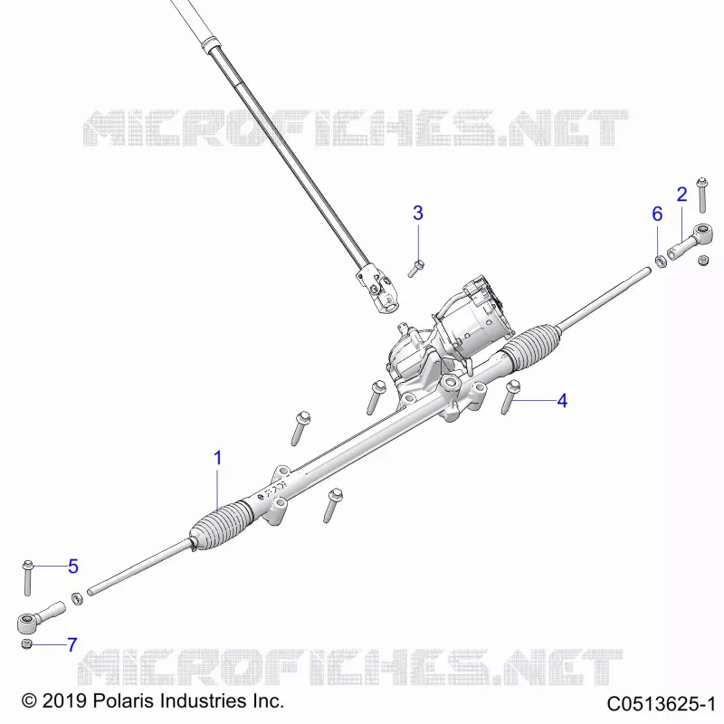 UNTERE LENK STEERING ASM.
