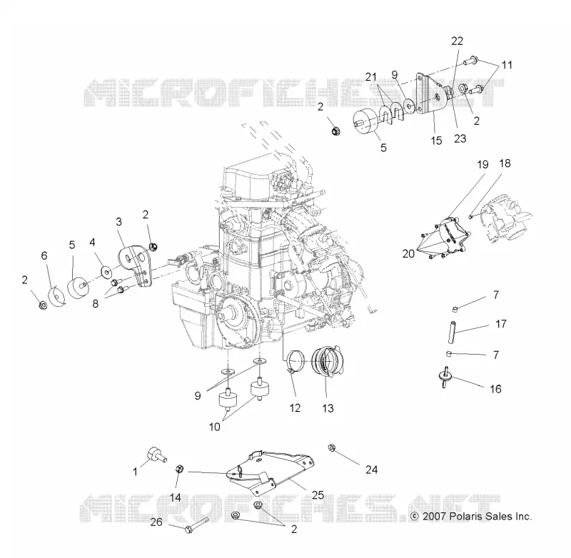 MOTOR, MOUNTING