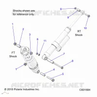 SUSPENSION, SHOCK MOUNTING, REAR SUSP.
