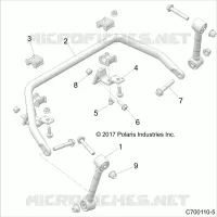 SUSPENSION, FRONT STABILISATORSTANGE- Z22S1E99AL/BL (C700110-5)