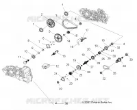 ANTRIEB, MAIN GETRIEBEGEHÄUSE INTERNALS