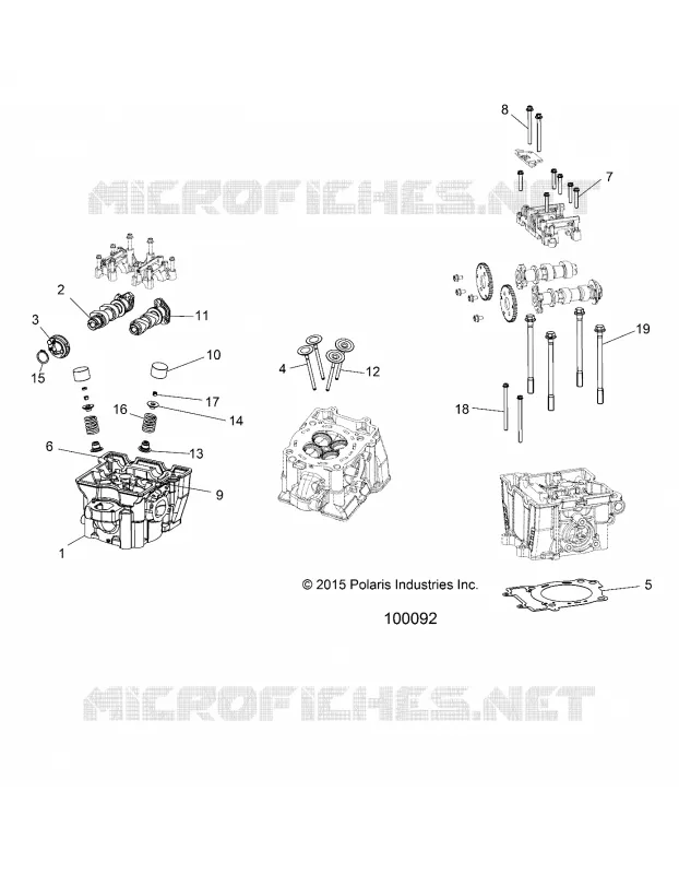 ZYLINDER HEAD, CAMS AND VALVES