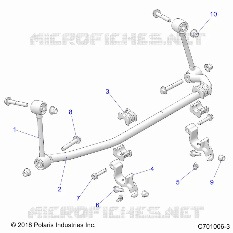 SUSPENSION, FRONT STABILISATORSTANGE- Z23N4K99A/99B (C701006-3)