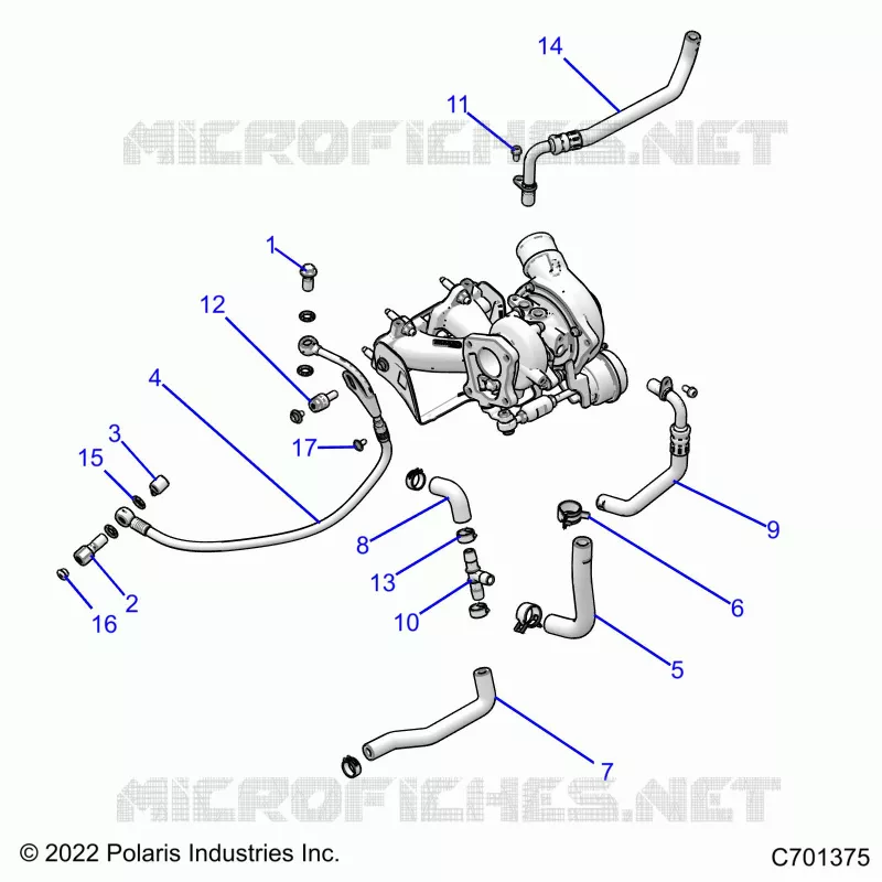 ENGINE, TURBO, COOLING AND OIL