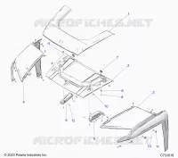 HAUBE AND FRONT FENDERS