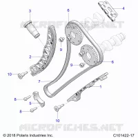 CAM CHAIN AND SPROCKET
