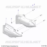 BODY, AUSPUFF COVER SHIELD