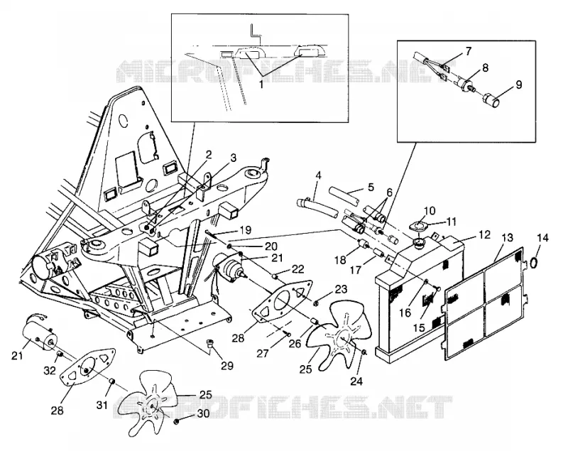 KÜHLSYSTEM Scrambler W967840 (4935823582A010)