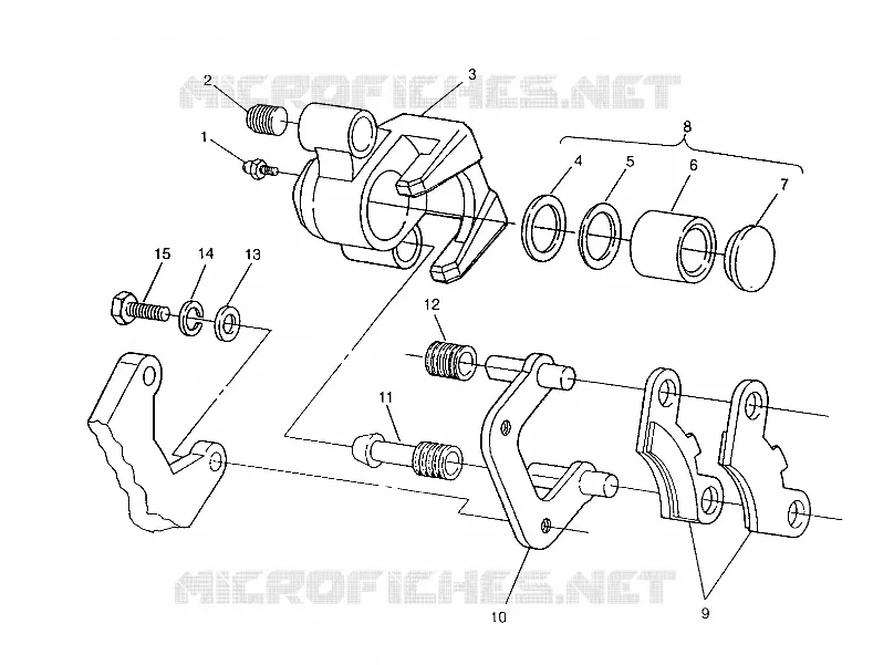 MIDDLE Achsbremse ASSEMBLY 6x6 400L, SWEDISH S948740 and  NORWEGIAN N948740 (4926812681026A)