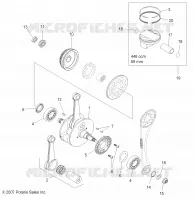 MOTOR, KURBELWELLE AND KOLBEN