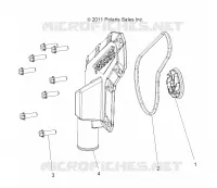 MOTOR, WATERPUMP IMPELLER AND COVER