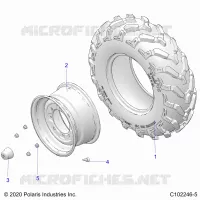 RADS, FRONT TIRE