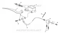 KONTROLLEN-RH MASTER CYLINDER/BREMSE LINE 6X6 250 W938727 (4924092409023A)