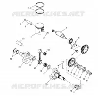 KOLBEN   KURBELWELLE XPLORER 4X4 W959140 (4930223022C014)
