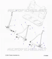 SITZ BELT MOUNTING, REAR