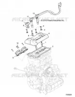 DROSSELKLAPPENGEHÃ„USE AND VALVE COVER