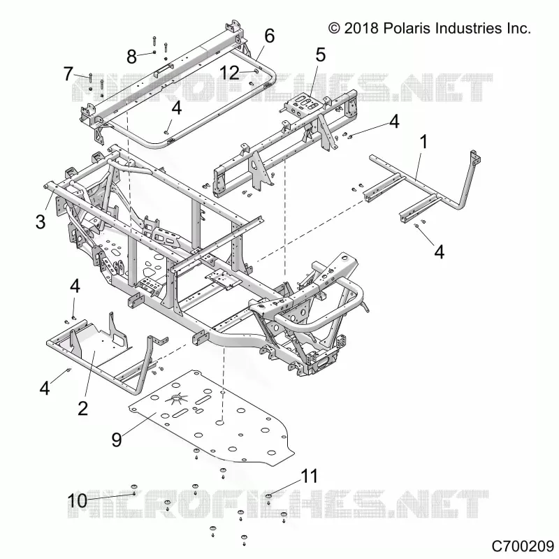 CHASSIS, RAHMEN AND FRONT BUMPER