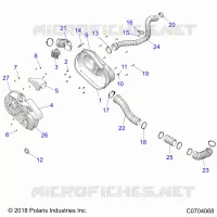 ANTRIEB, CLUTCH COVER AND DUCTING