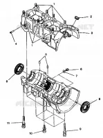 CRANKCASE ASSEMBLY 440 E942760 AND 440 SKS E942560 (49273927390032)