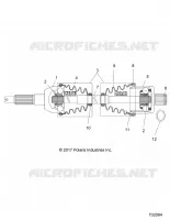 DRIVE TRAIN, HINTERE ANTRIEBSWELLE