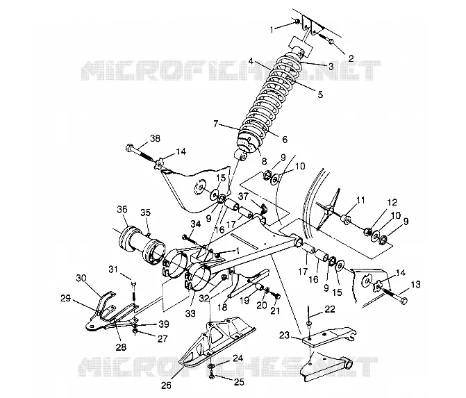 Schwingarm   SCHOCK Sportsman 4x4 W948040 (4926842684B013)