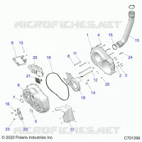 ANTRIEB, CLUTCH COVER AND DUCTING