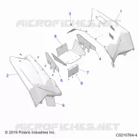 KAROSSERIE HINTEN CAB AND HEAT SHIELDS