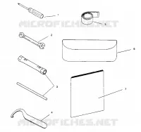 TOOL KIT XLT TOURING 0952857 AND  EUROPEAN XLT TOURING E952857 (4929172917B011)