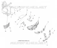 FRONTSTOSSSTANGE AND MOUNTING