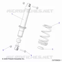 SUSPENSION, FRONT SHOCK