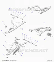 FRONT SUSPENSION CONTROL ARMS