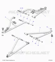 FRONT SUSPENSION CONTROL ARMS