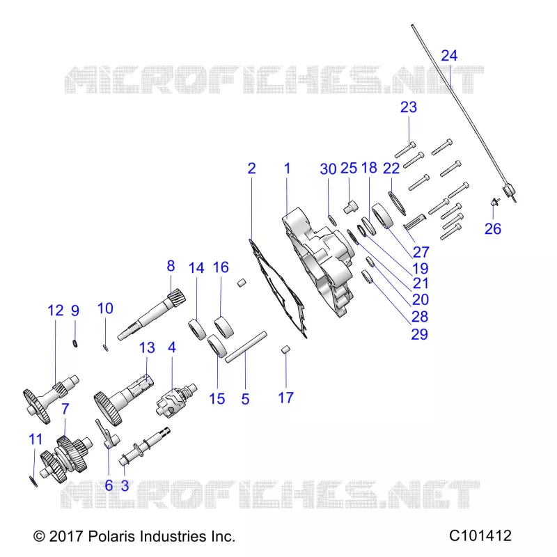 DRIVE TRAIN, MAIN GEARCASE