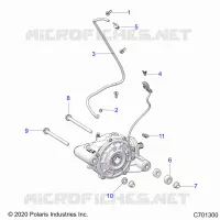 ANTRIEB, FRONT GEARCASE MOUNTING