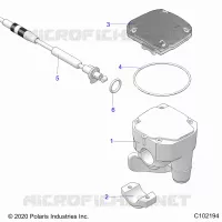 LENKUNG, CONTROLS, THROTTLE ASM. AND CABLE