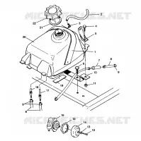 TANK ASSEMBLY XPLORER 4X4 W959140 (4930223022A014)