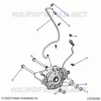 ANTRIEB, FRONT GEARCASE MOUNTING