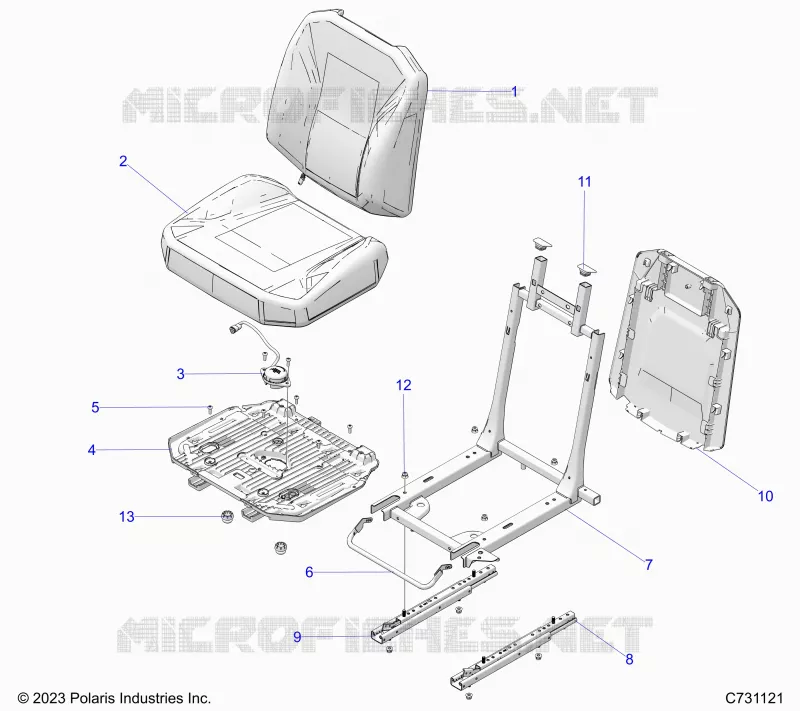 SITZ ASM., DRIVER